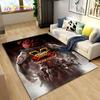 Street Fighter Retro-Game-Gamer-Bereichsteppich, Teppich für Wohnzimmer, Schlafzimmer, Sofa, Fußmatte, Dekoration, rutschfeste Bodenmatte für Kinderspiele
