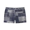 Women Shorts Elastic Tight Fit Imitation Denim Bottom Shorts Seamless Perfect Body Curve Shorts Daily Wear