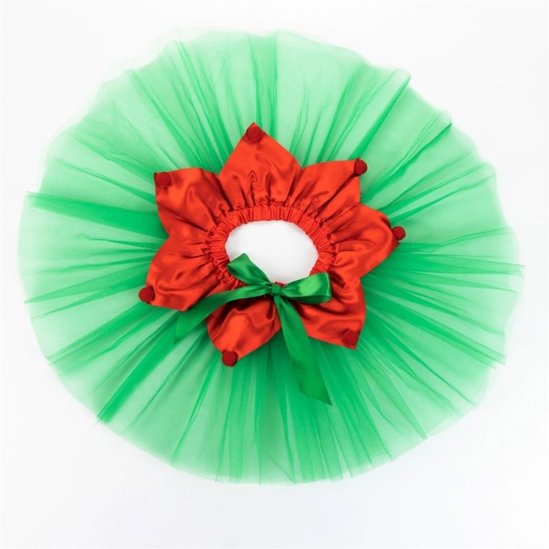 Weihnachtsprinzessin Outfits Tutu-Rock Weihnachtsbaum/Hirsch Geweih Weihnachts-Kostüm für Halloween Cosplay Kostüm