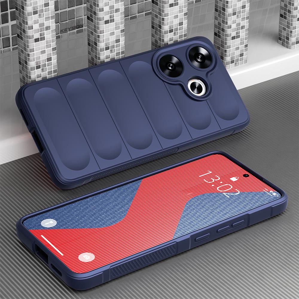 KEYSION Shockproof Case for Xiaomi POCO M6 4G Anti-skid Soft Silicone Phone Back Cover for Xiaomi Redmi 13