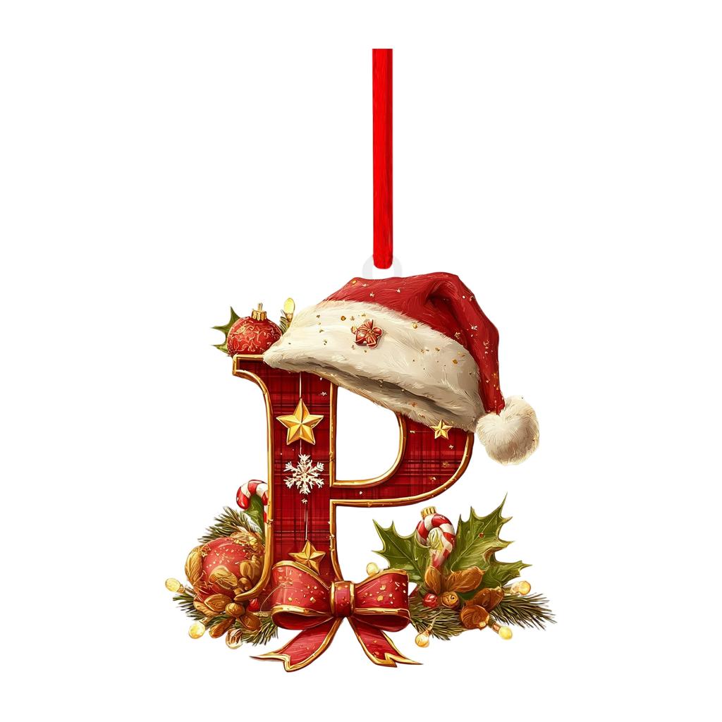 26 Letter,Christmas,Ornaments,Acrylic,1