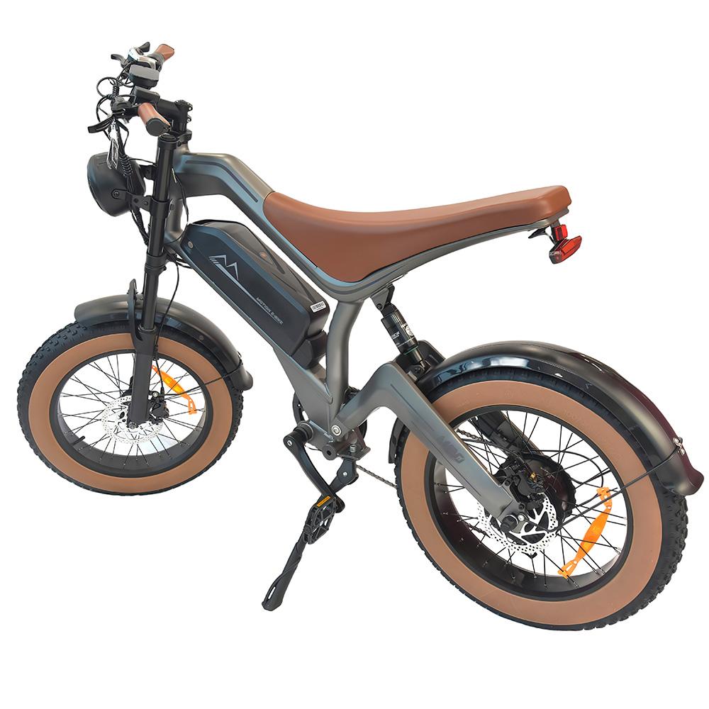 Elektrofahrrad DYU M20 1000W Motor 20" Fat Tire Vollgefedert Erwachsenen E-Bike 48V 18.2AH Doppelte Hydraulikbremse Shimano 7-Gang