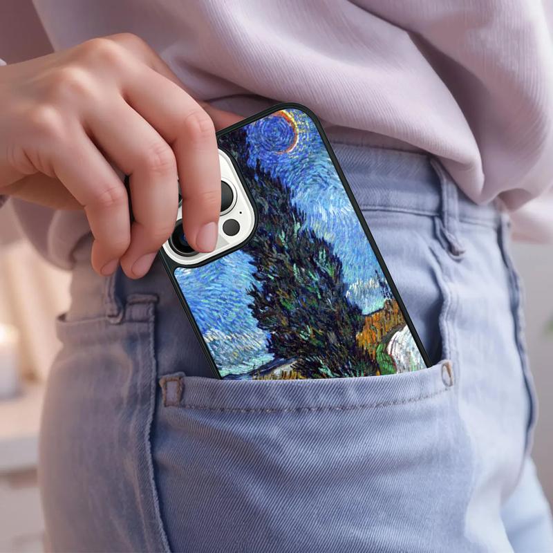 Vincent Van Gogh Soft Phone Case For iPhone 17 Air 15 16e 14 13 Pro Max Coque 12 11 Pro Max PLUS Cover