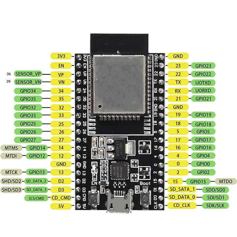 ESP32 DevKitC Development Board ESP32 Core Board ESP32-WROOM-32D ESP32-WROOM-32U for Arduino