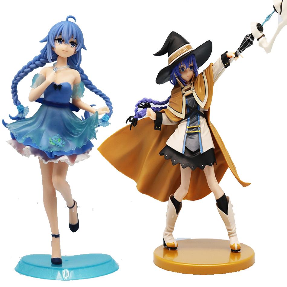 20cm/25cm The Magician Roxy Migurdia Action Figure Mushoku Tensei Jobless Reincarnation Anime PVC flower Articulated Poseable Detailed Movable Scale
