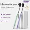 Shuke Binchotan Charcoal Soft Toothbrush 4-Pack