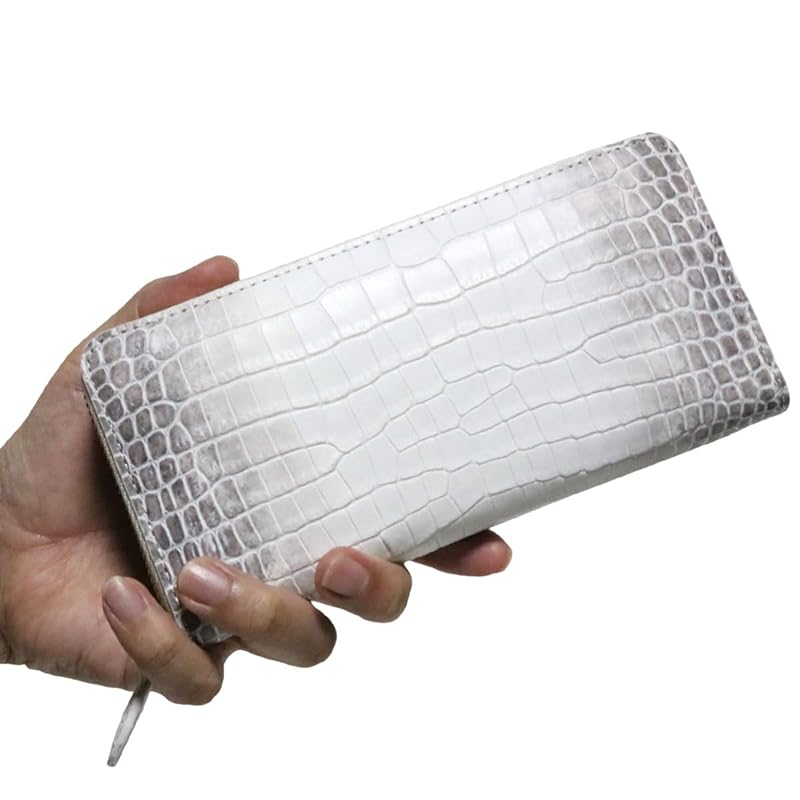 [Berkut] Himalayas cowhide Embossed crocodile long wallet men's ladies crocodile long wallet genuine leather Genuine leather leather crocodile
