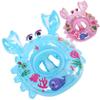 New Crab Baby Swim Ring 0-4 Years Old Infant Sitting Ring Boys Girls Inflatable Float Armpit Ring