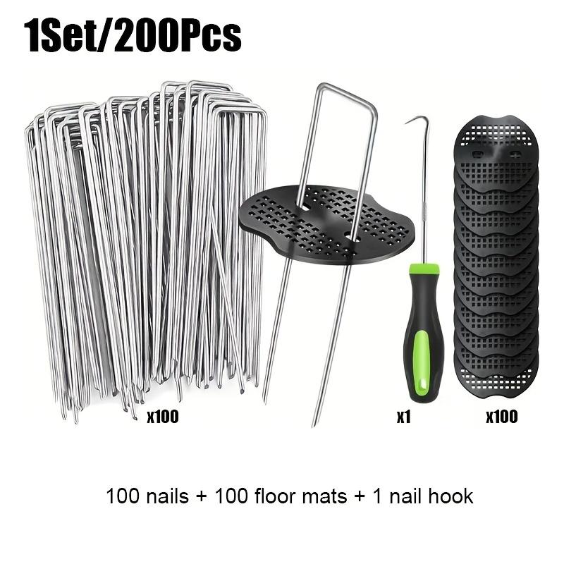 U-shaped Ground Nail Lawn Nail for Insect Prevention, Fixed with Grass Proof Cloth,Artificial Turf,Sunshade Net,Non-woven Fabric