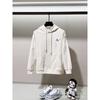 2026 Fall Embroidered Hooded Sweatshirt Loose Unisex Casual Top Teens
