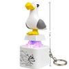 Portachiavi Miniera Gabbiano Pulsante Fidget Suono Luce LED Mini Clicker Giocattolo Antistress per Tempo di Pendolarismo