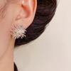 Dandelion Fireworks Stud Earrings: Chic and Versatile Contemporary Design