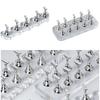 Durable Acrylic Nail Art Practice Stand Magnetic Fingernail Display Holder for False Nails