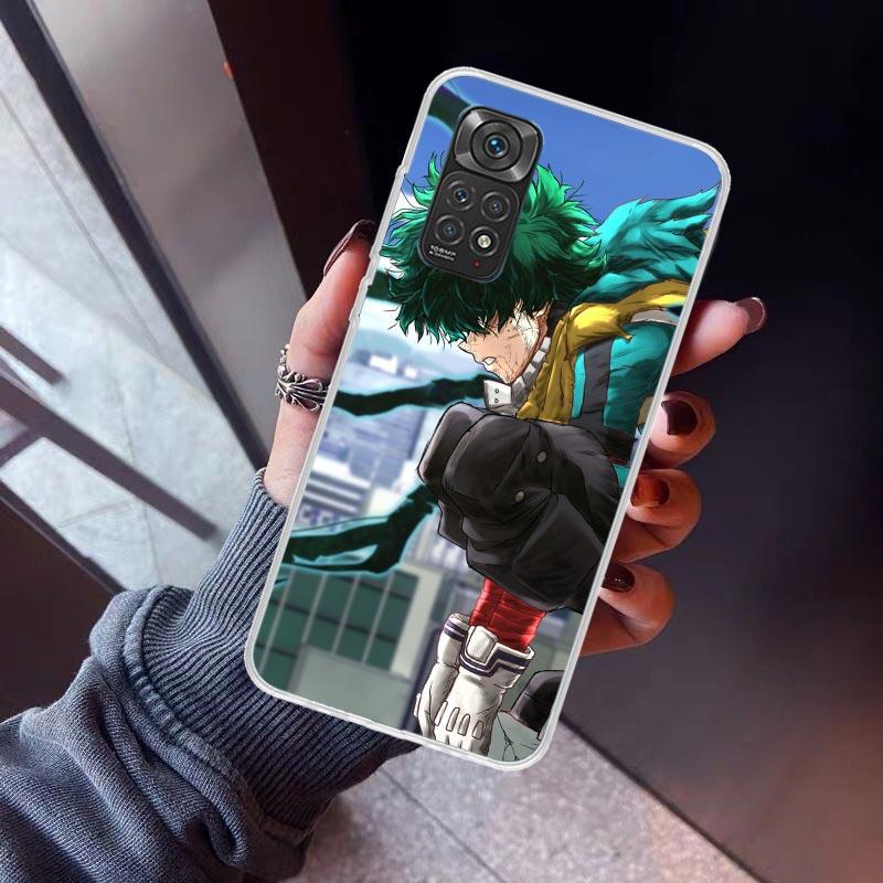 Midoriya Izuku Deku MHA My Hero Phone Case For Xiaomi Redmi Note 10 11 12 13 14 15 Pro Plus 11S 12S 14S 11T 11E 10S Soft TPU Bac