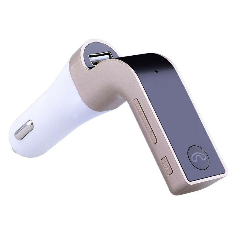 1 pc zestaw samochodowy zestaw głośnomówiący nadajnik FM Radio odtwarzacz MP3 ładowarka USB