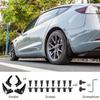Mud Flaps Mudguards For Tesla Model 3 Y 2017- 2022 2023 Plastic Splash Guards Fender 4Pcs/set Black White Carbon Fiber Color