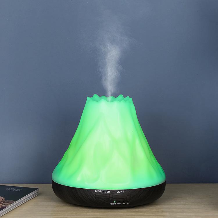 Creative USB Fog & Wood Grain Aromatherapy Humidifier with Custom Logo Option