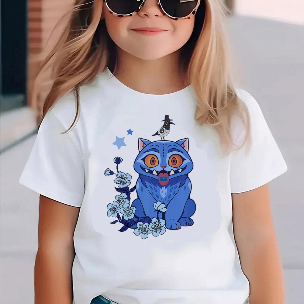 Kpop Demon Hunters Children's Clothing Short Sleeve T-shirt Cute Kpop Demon Hunters T Shirt Harajuku Tshirt for Boys Girls
