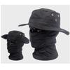 Camouflage Tactical Bucket Hat Set - Outdoor Fishing & Sun Protection Breathable Hat for Men