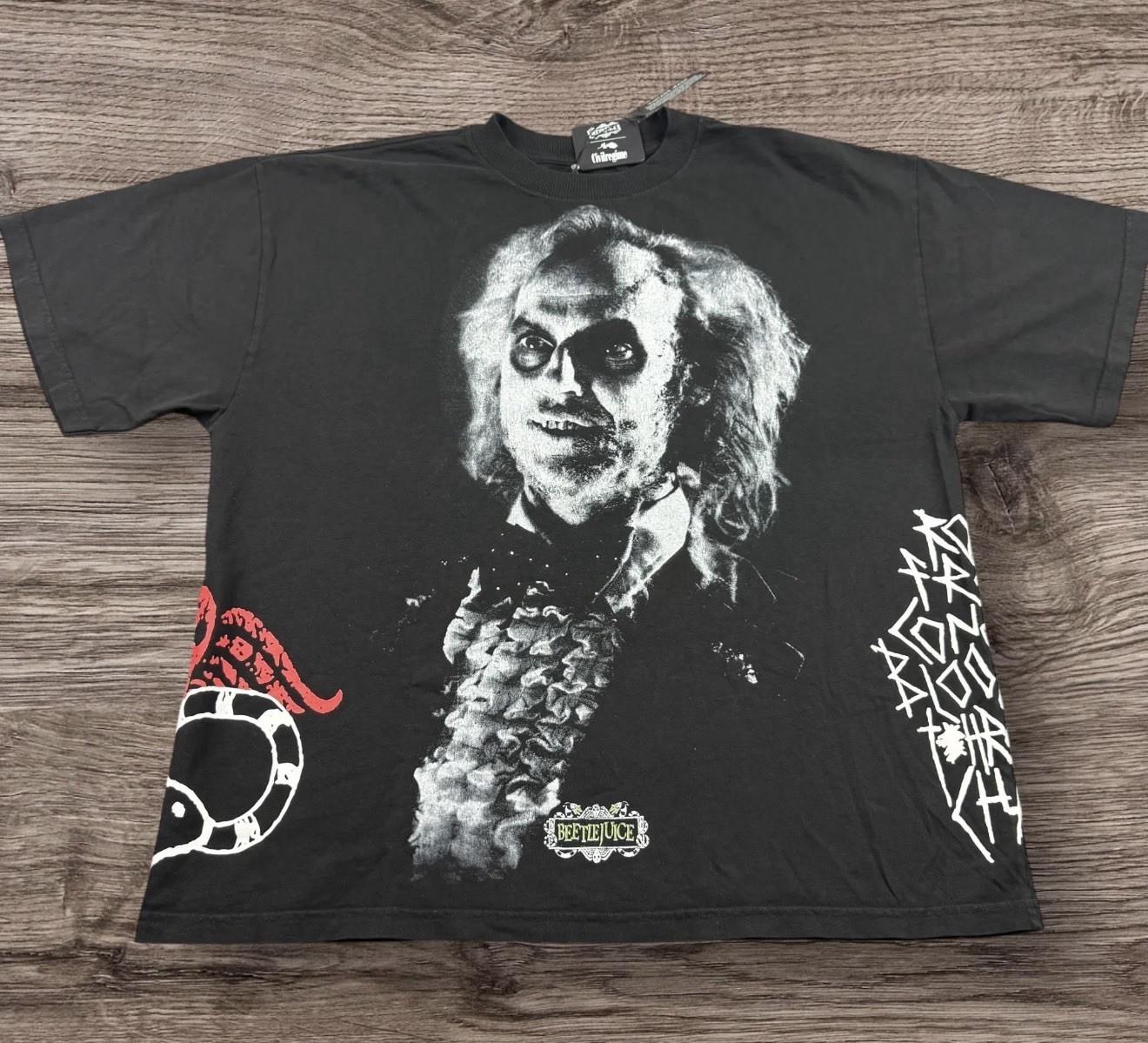 Civil Regime X BEETLEJUICE Collad Oversized Medium Unisex T-Shirt XXXL