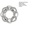 Scarf Ring Clip for Women Rhinestone Flower Belt Scarf Slide Buckle Metal Floral Shawl Brooch Ties Clips for Dress Shirts Clothing Accessories