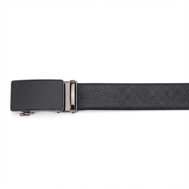 First Layer Cowhide Men'S High-End Matte Automatic Buckle Belt Belt Middle-Aged And Young Fashion Belt Men