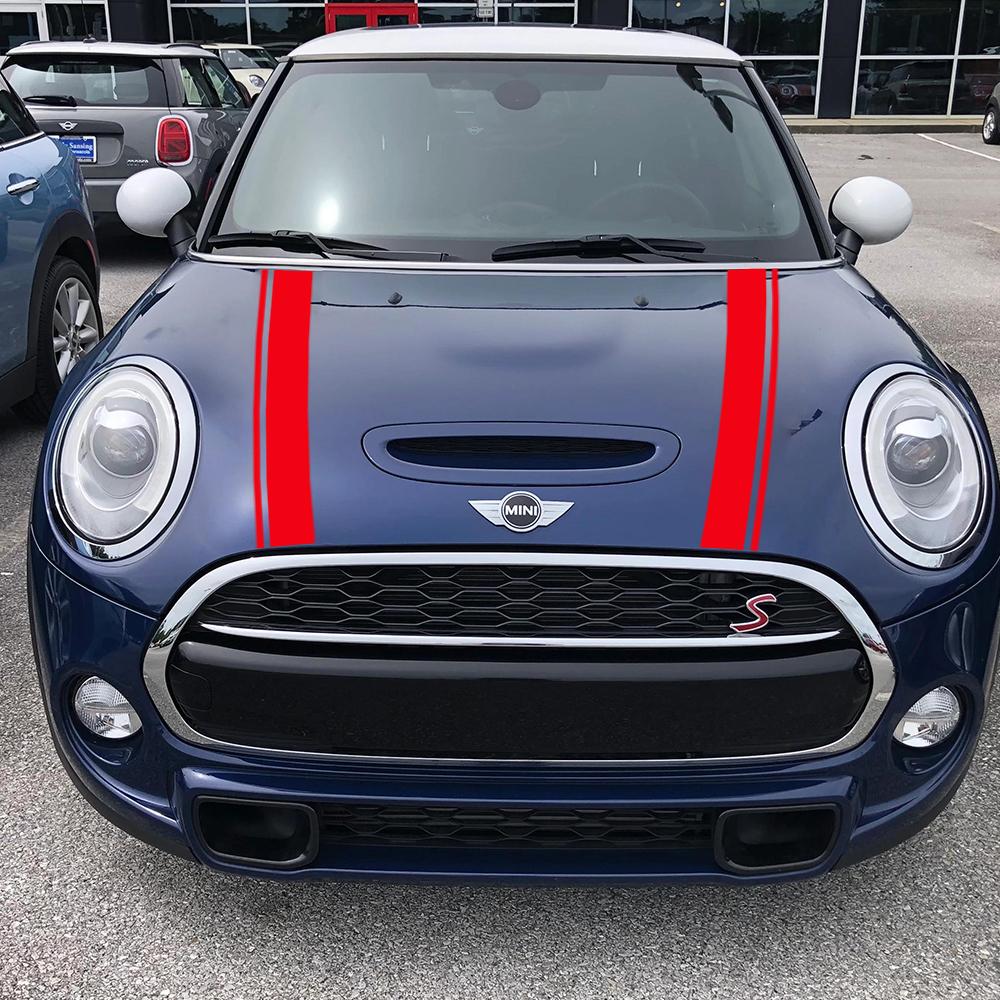 Car Hood Stickers Cover For MINI John Cooper S JCW R55 R56 F54 F55 F56 R60 F60 Vinyl Film Decor Decal Auto Tuning Accessories