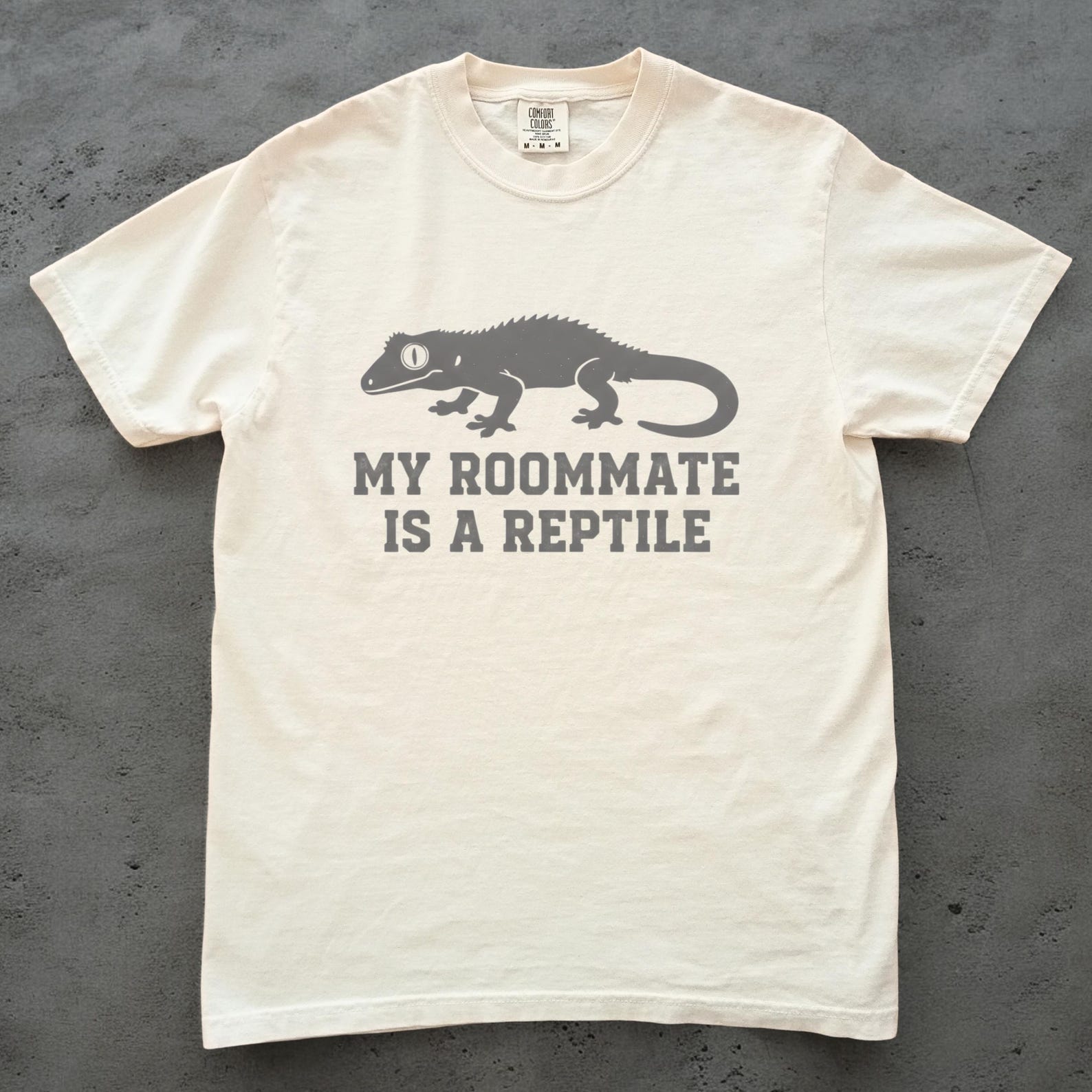 My Roommate Is A Reptile Shirt, Funny Gecko T shirt, Lizard Lover Tee, Reptile Owner Gift, Herpetology Shirt, Exotic Pet Mom Dad Top 4XL