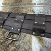 Girls PU Belt Motorcycle Double Layer Waist Belt Fashion Enthusiasts Belt Coat Dress Female Decorative Waistband