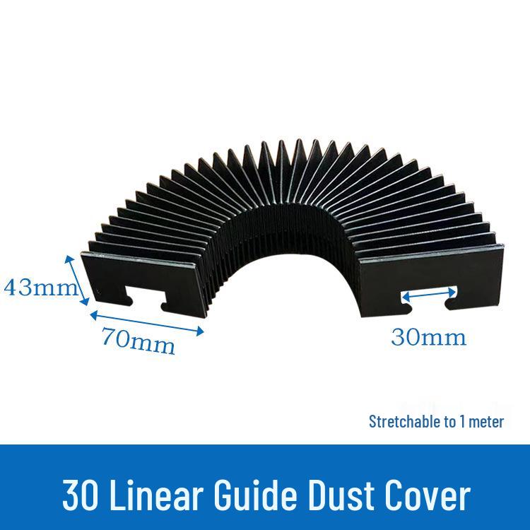 Flexible Bellows Dust Cover for Linear Guide Rails (20/25/30/35) - Engraving Machine Protection