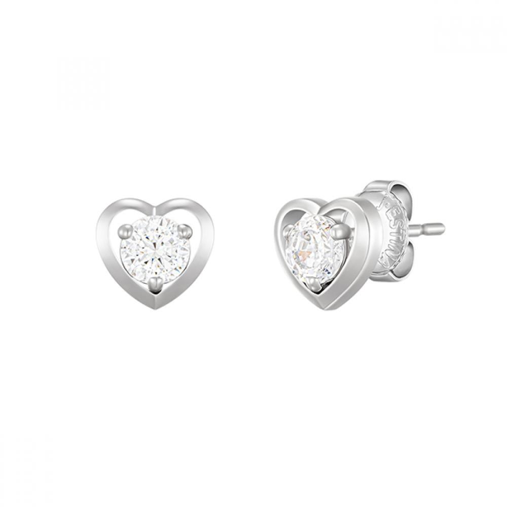 

Серьги JESTINA WHITEMOND HEART FRAME (JJLJEQ4BS302SW000)