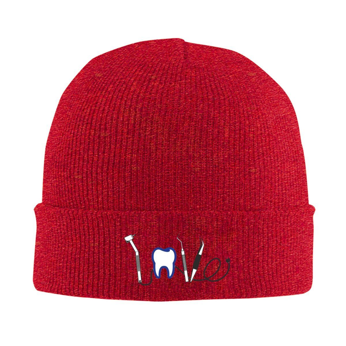 

Dentist Dental Teeth Tooth Doctor Funny Gift Warm Knitted Cap Winter Knit Bonnet Hat Skullies Beanies Hip Hop Caps for Unisex One Size