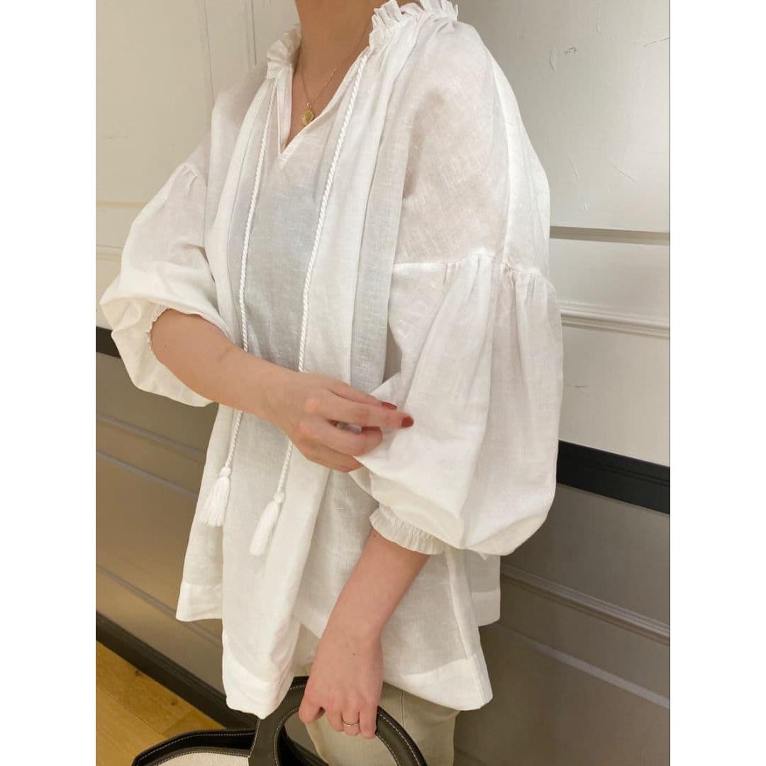IENA maison linen cotton blouse