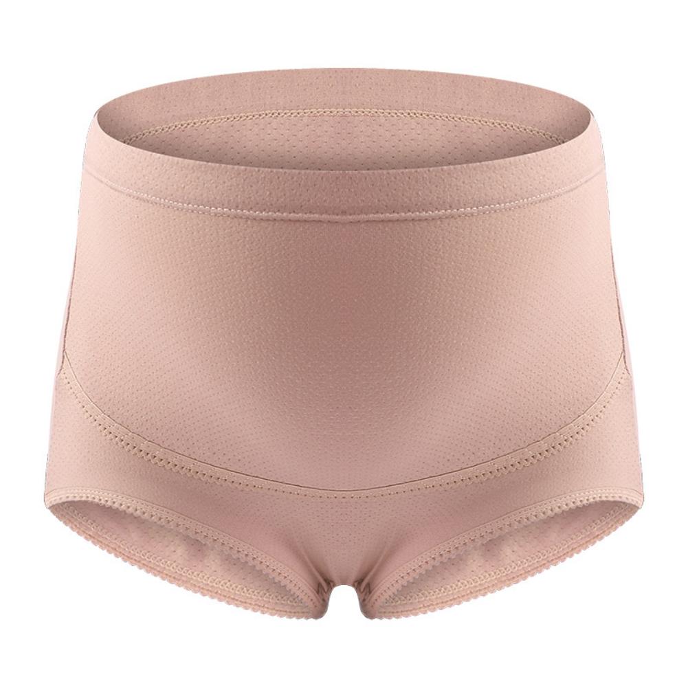 Gravidtruser i bomull med høy midje Truser for gravide Justerbart gravidundertøy Graviditetstruser Magestøtte Gravidtruser