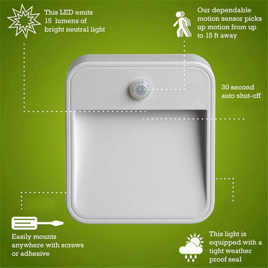Cabinet Lights Night Light Smart Induction LED Lamp Bedroom Bedside Lighting for Cabinet Stairways Bathroom