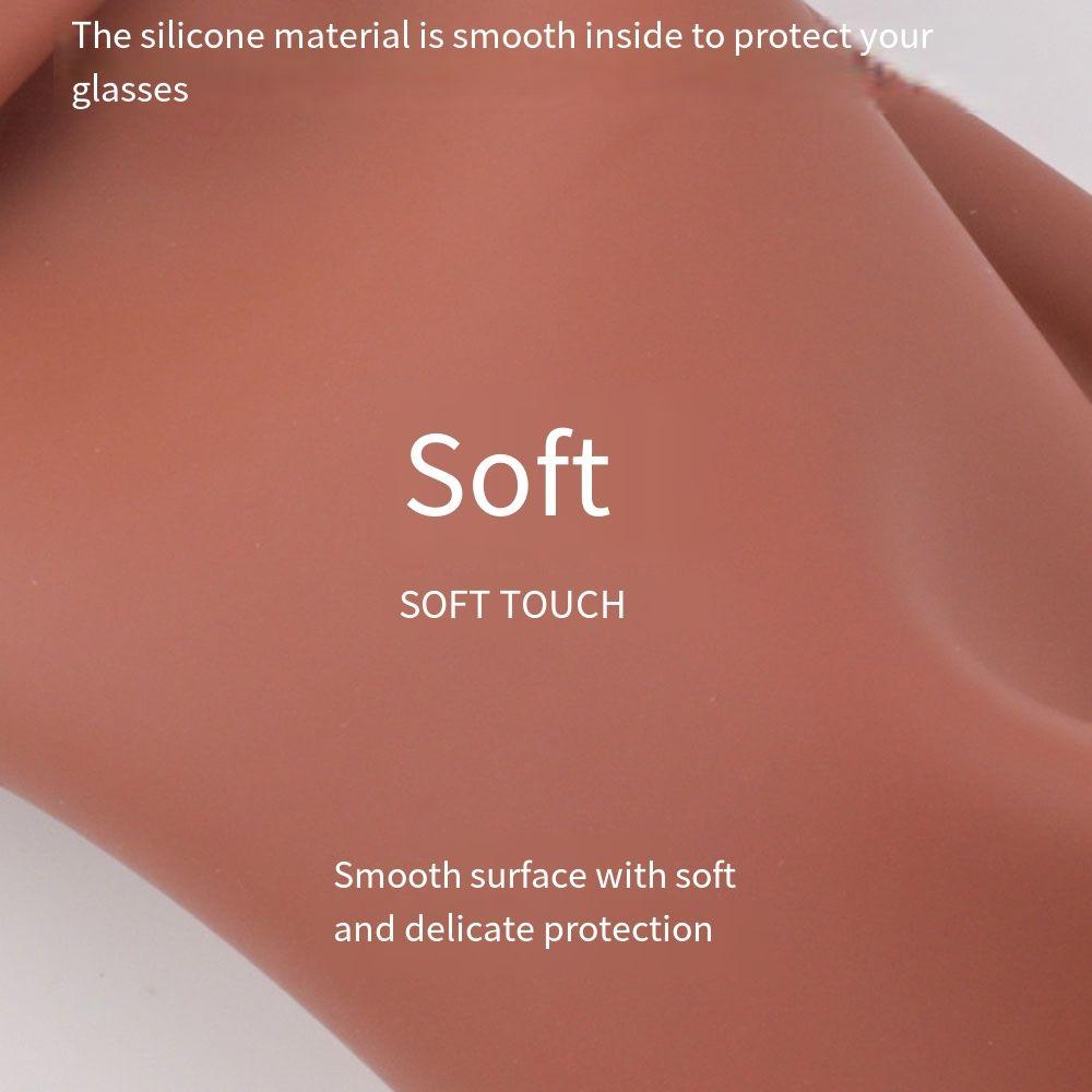 Silicone Glasses Bag Soft Eye Glasses Organizer Glasses Box Sunglasses Storage Bag  for Women
