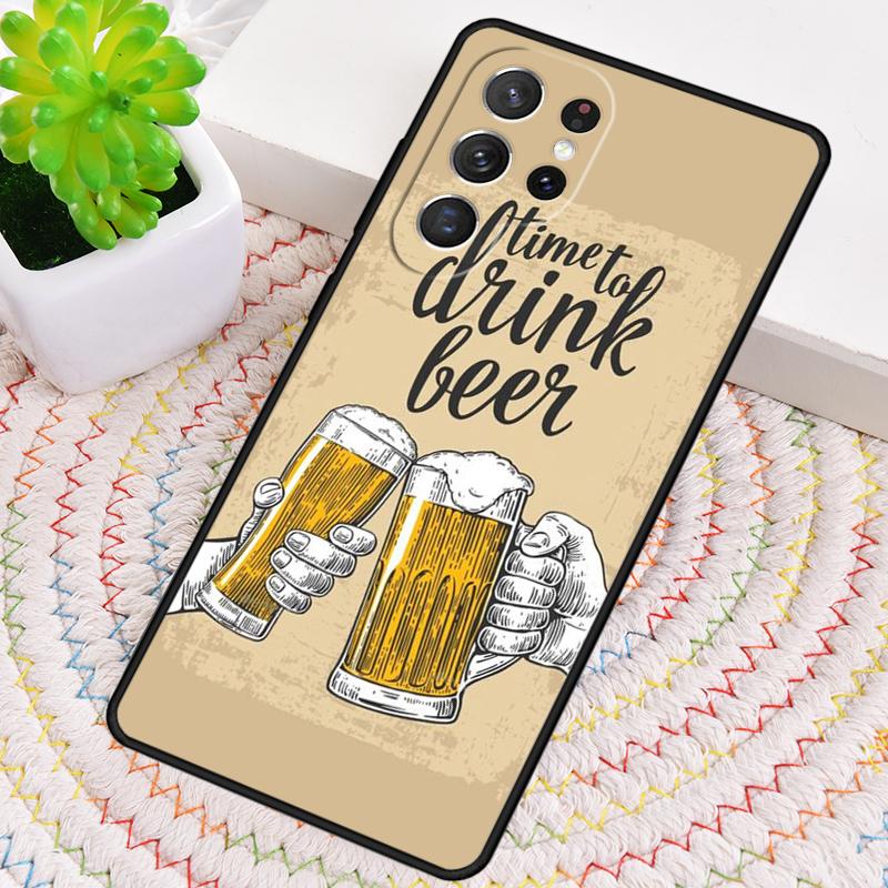 Beers Alcohol Bubble Phone Case for Samsung Galaxy Note 10 Pro S26 Ultra S23 S24 FE S25 S21 S22 PLUS Shockproof Cove