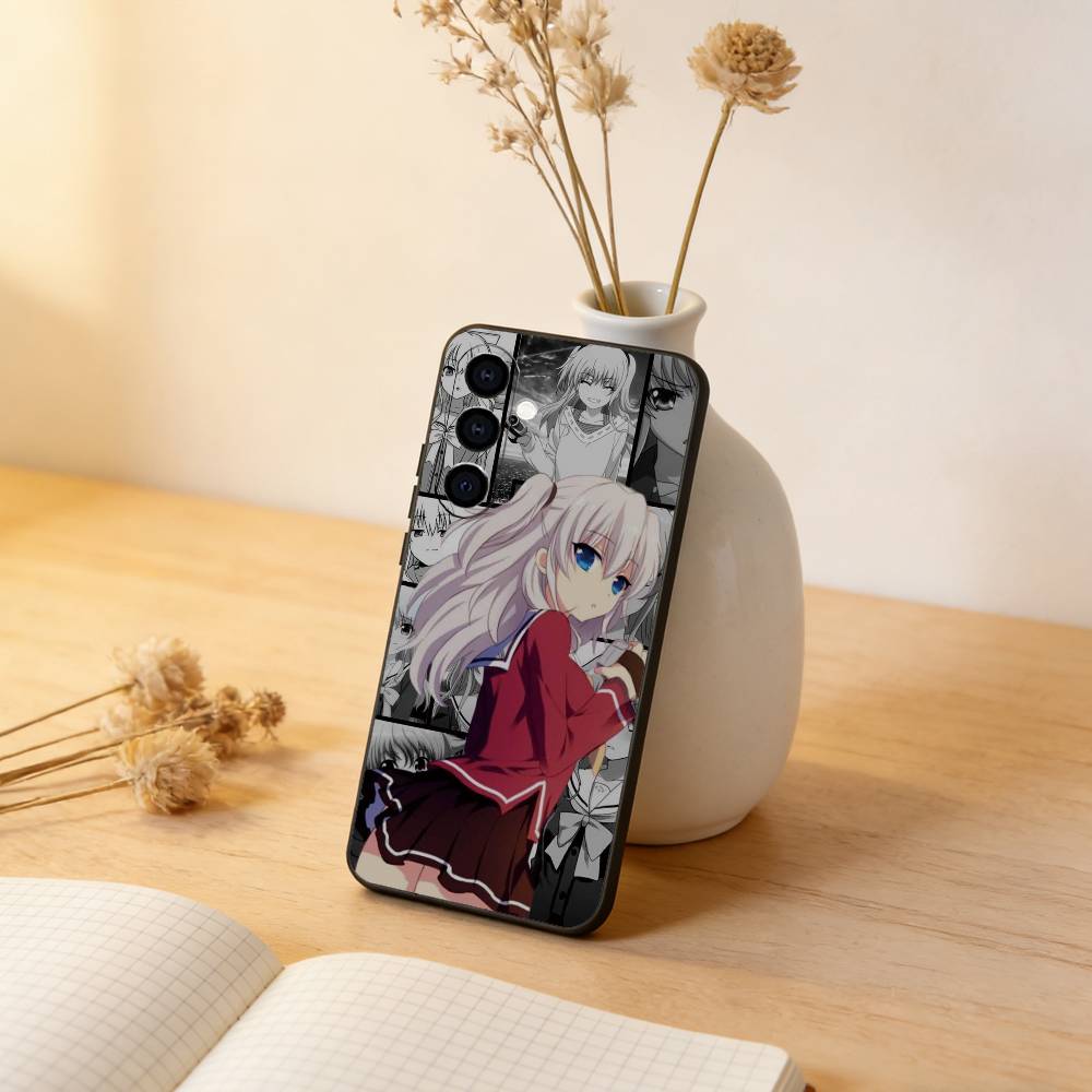 

Charlotte Nao Tomori Phone Case For Samsung Galaxy A73,A72,A71,A70,A53,A52,A51,Others Soft Black Cover Samsung a73 5g