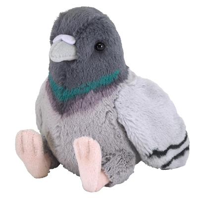 SunLemon Dove GY Piccolo 12 x 19 x 15cm Peluche Uccello Colomba Grigio Animale Soffice P-9572