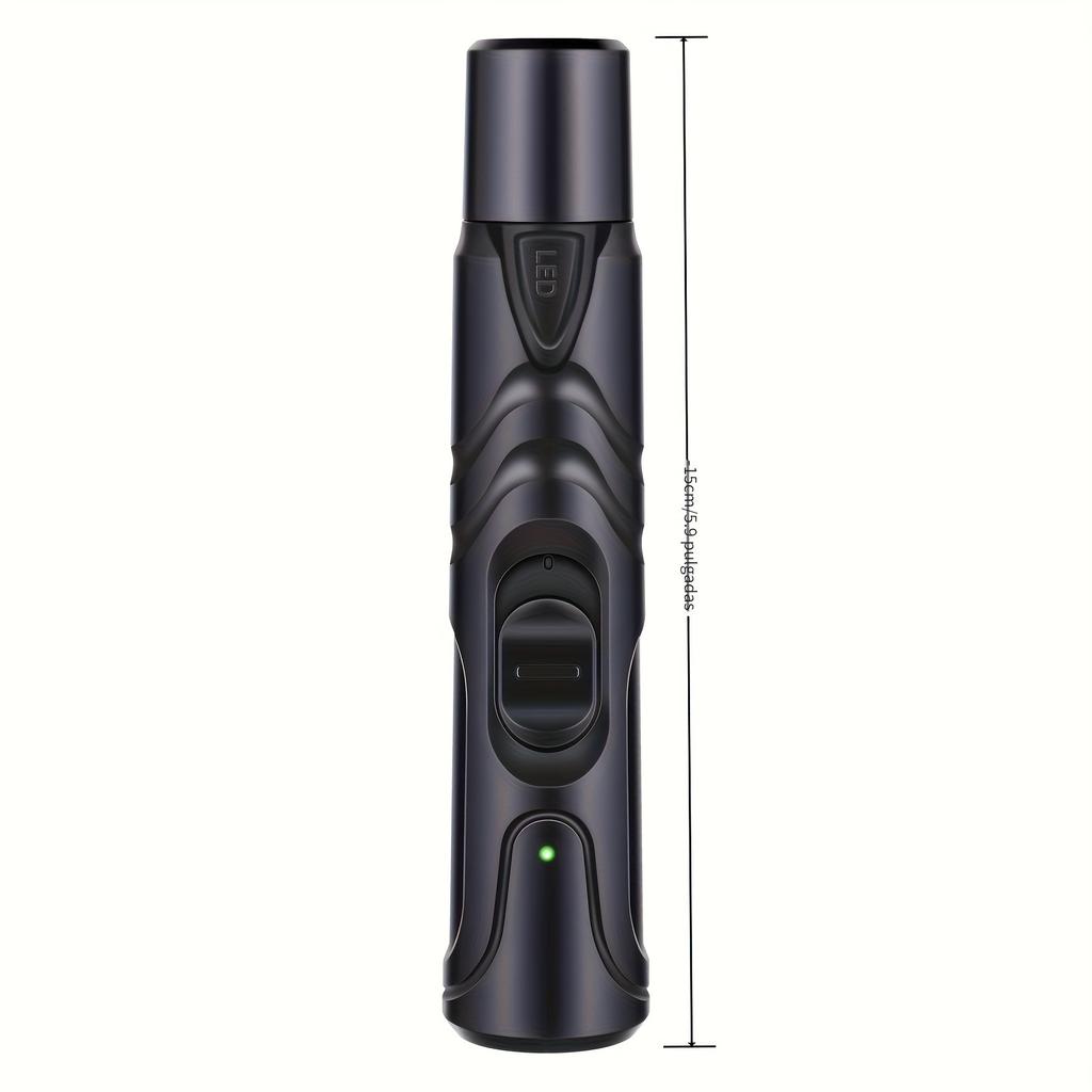 Dog Nail Grinder,Pet Nail Grinder for Dogs with LED Light,Nail Grinder for Quiet,Rechargeable Upgraded 2 Speeds Painless with Wheels Dog Nail Trimmers