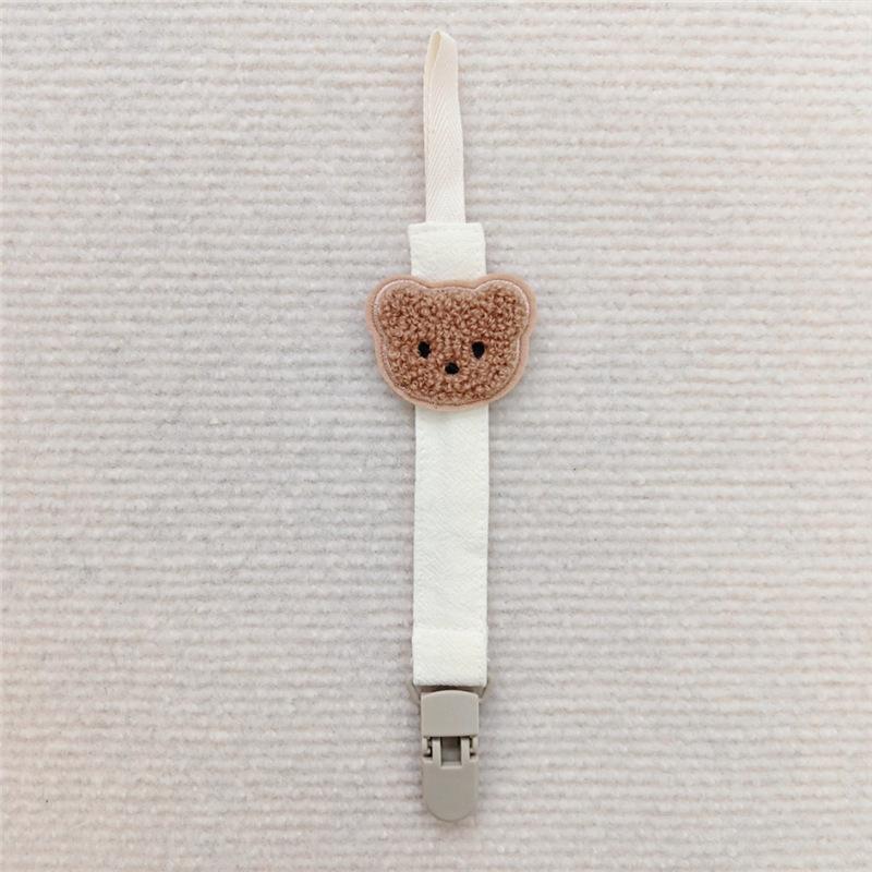 Sevimli Ayı Bebek Emzikleri Kayışları Emzik Klipsleri Tutucular Düşme Önleyici Zincir Karikatür Diş Çıkarma Klipsi Diş Kaşıyıcı Oyuncak Emzik Emzik Askısı