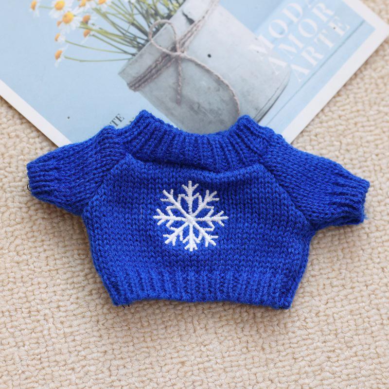 20cm Cotton Doll Accessories: Plush Dog Sweater, Scarf, Hat Set