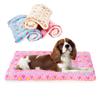 Flannel Pet Sleeping Mat Dog Bed Cat Puppy Bed Dog Sofa Lovely Mattress Cushion for Small Large Dog Blanket Pet Rug