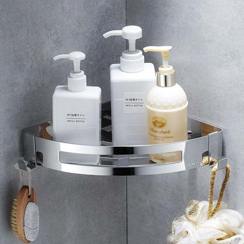 

Полка для ванной комнаты Qrorganizer Угловая полка Caddy Ванная комната 304 Нержавеющая сталь Угловая полка для душа Настенный держатель для хранения шампуня