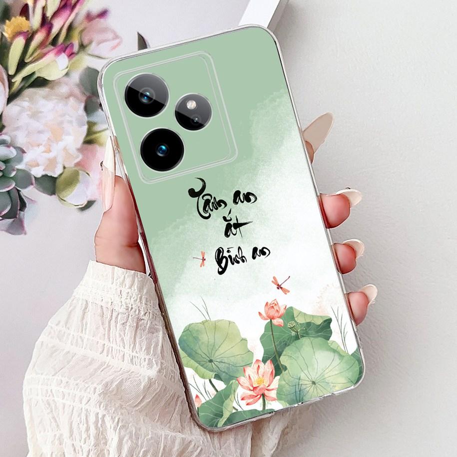 For Realme GT7 2025 Case RMX6688 Cover New Fashion Flower Marble Soft Silicone Phone Cases For Realme GT 7 Pro 7T Realme7 Fundas
