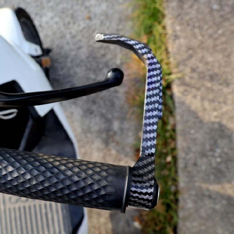 2PCS Motorcycle Handguard Brake Lever Shield Aluminum Secure Installation For Optimal Brake Control & Injury Defense