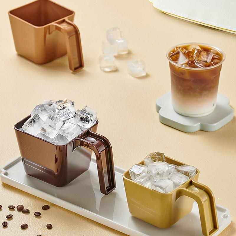 280/350/470/590Ml Ice Scoop Ice Shovel Plastic Square Ice Shovel Measuring Cup Coffee Shop Ice Shovel Gadget