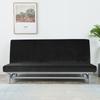 Schlafsofa Überzug 190-210cm Schwarzer Samt