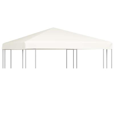 vidaXL Pavillondach 310 G/m² 3x3 M Cremeweiß