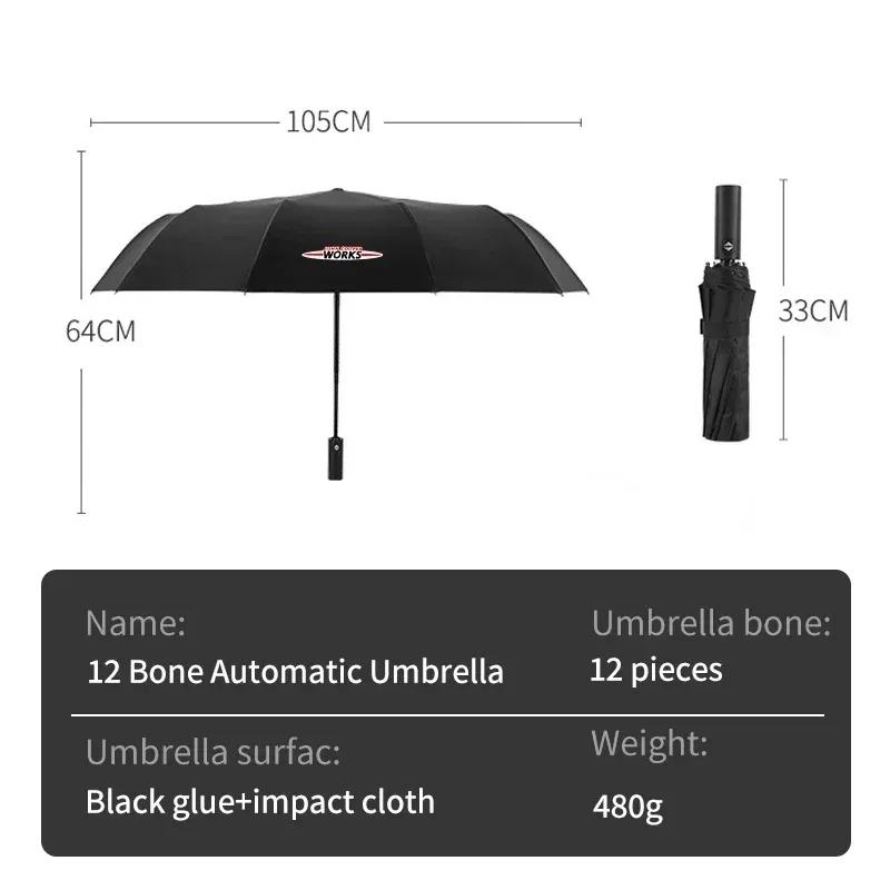 -Auto Vollautomatischer Faltbarer Regenschirm Sonnenschirm Zubehör Für MINI WORKS Cooper R56 F50 F55 F56 R50 R53 R55 R57 R58 R59 R60 JCW